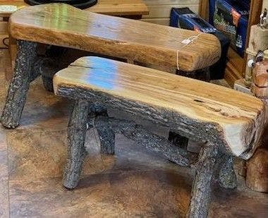 vintage wooden bench